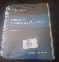 Kaplan Schweser CFA Level 1 2025 Brand New Masterclass Bundle