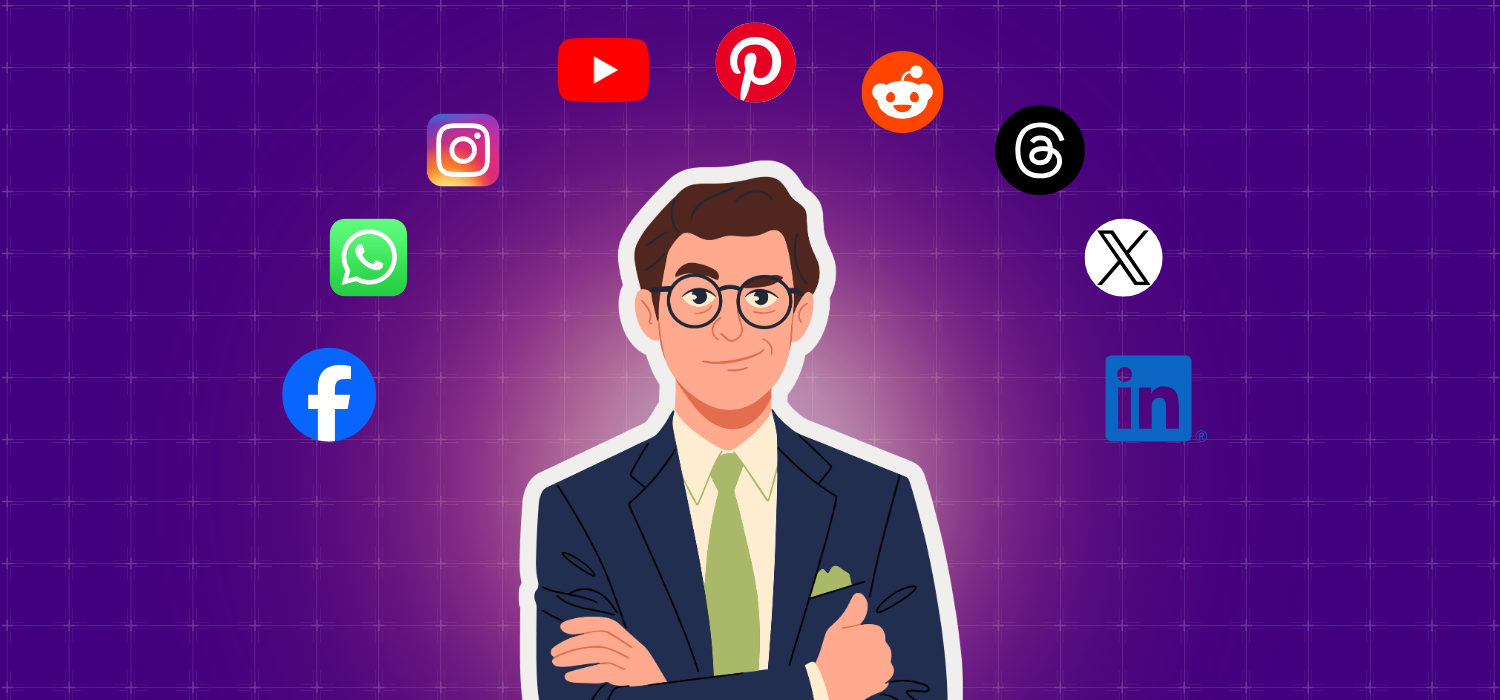 The image of a social media manager